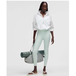 NWT Lululemon Wunder Under Senseknit High-Rise Tight 25" Mint Breeze Size 8